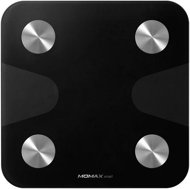 Momax Lite Tracker Iot Body Scale (Color: Black)