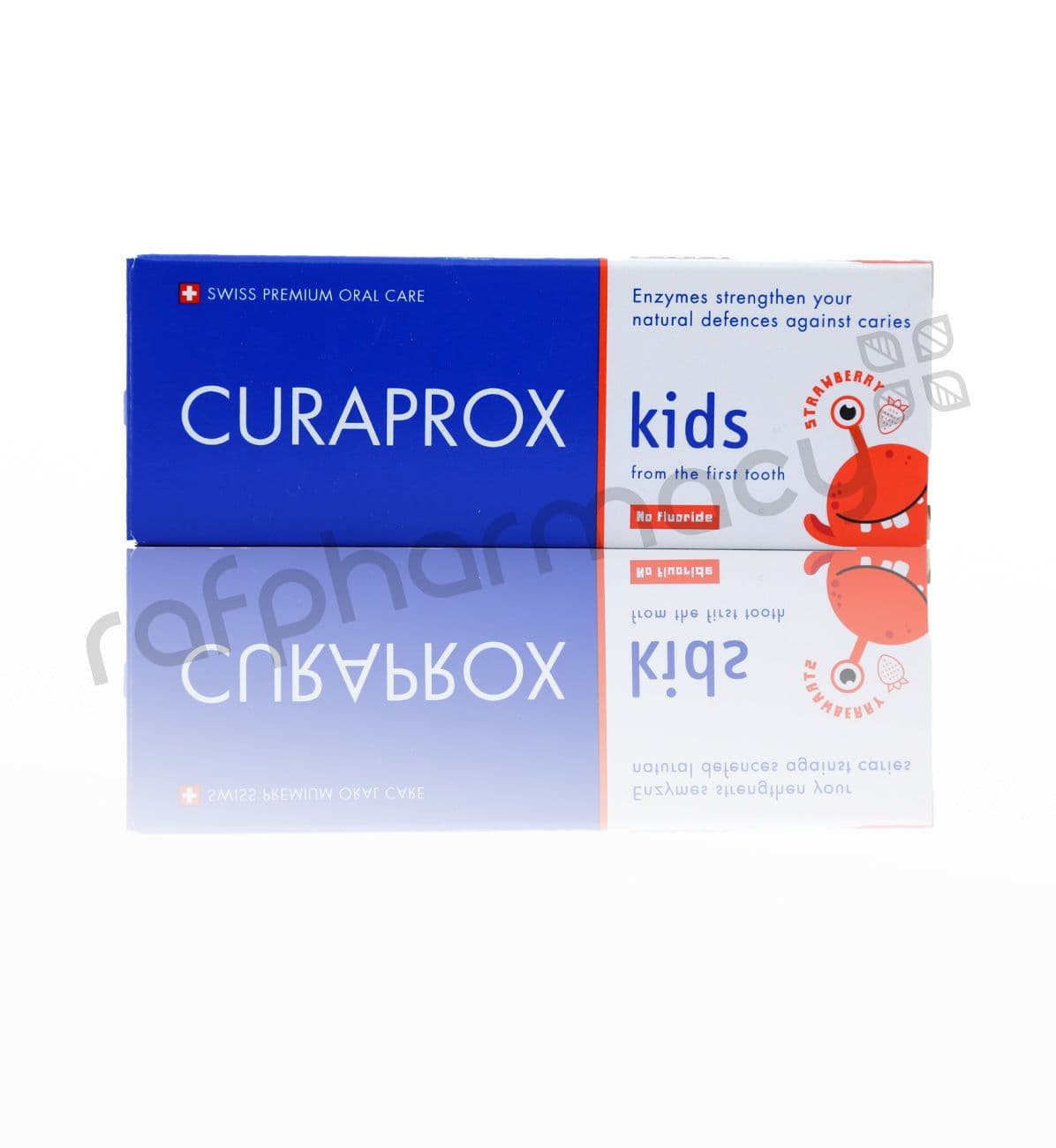 Curaprox Kids Toothpaste Strawberry Flavor No Fluoride 60Ml-73370285#18884