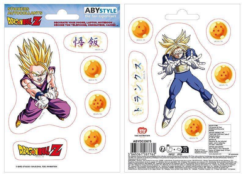 Dragon Ball - Stickers - 16X11Cm/ 2 Sheets - Dbz/ Gohan & Trunks X5