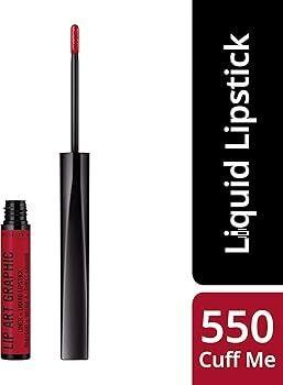 Rimmel London Lip Art Graphic Liner Liquid Lipstick 550 Red