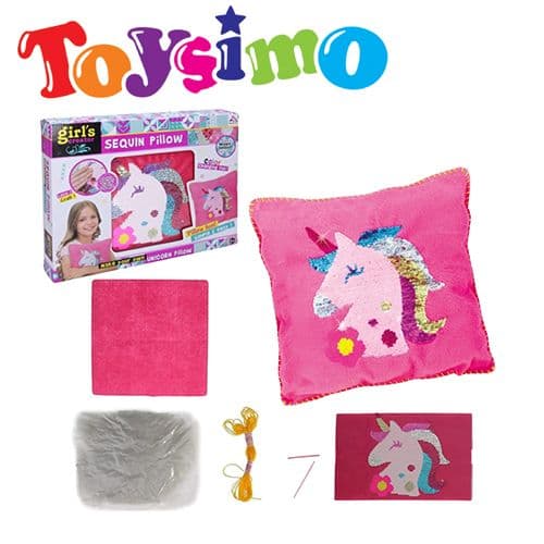 Unicorn Sequin Pillow Craft Kit