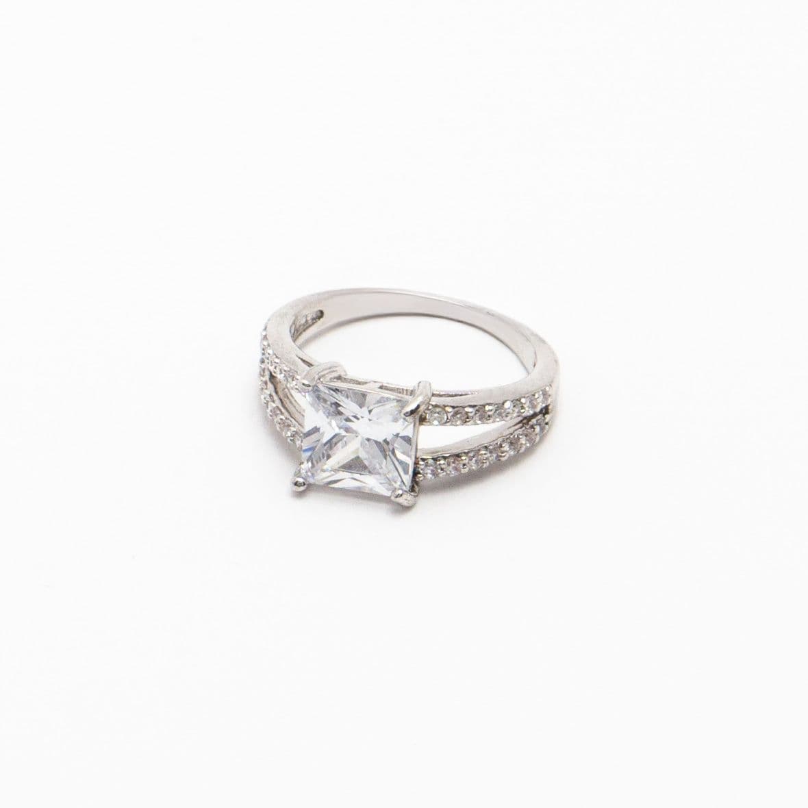 Silver Cubic Zirconia Ring