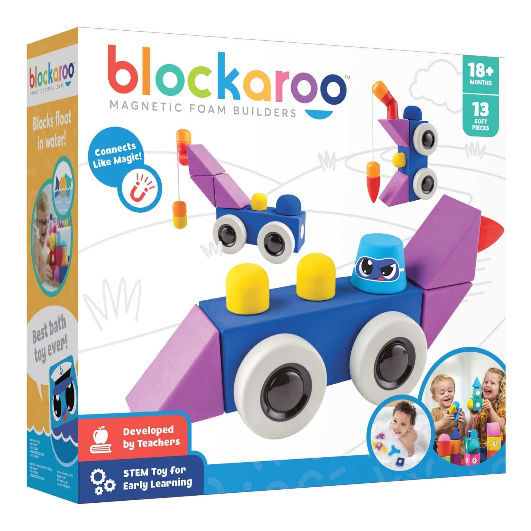 Blockaroo Magnetic Foam Builders Roadster Set