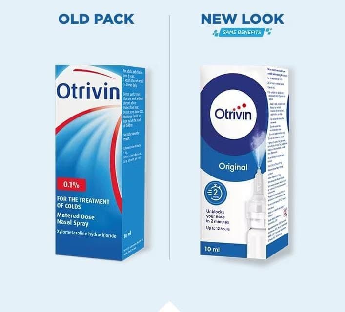 Otrivin 0.1%Nasal Spray Adult