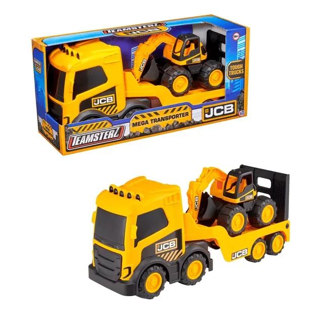 Teamsterz Jcb Mega Transporter With Excavator Play Vehicle Set