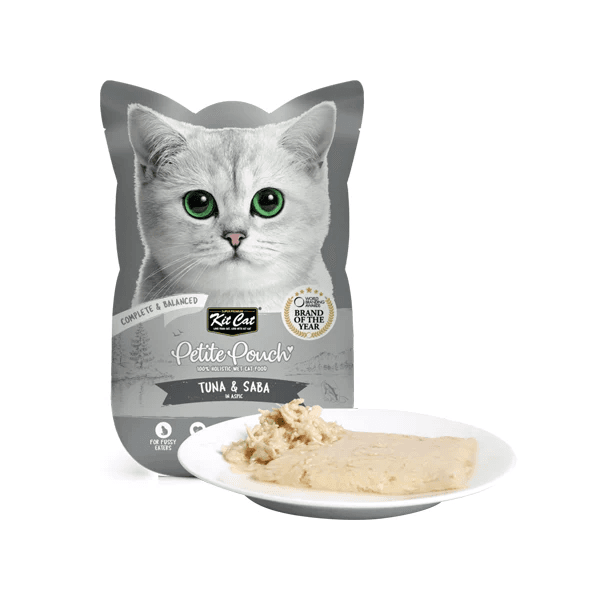 Kit Cat Petite Pouch 70G - Tuna & Saba