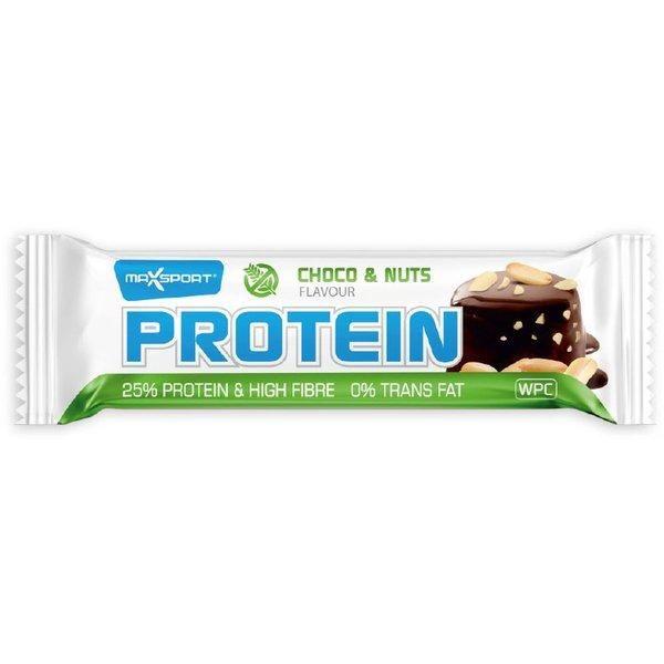 MAXSPORT PROTEIN BAR CHOCO & NUTS 60gm