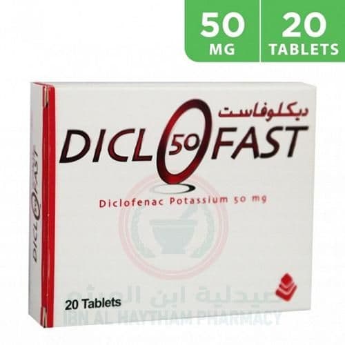 Diclofast 50Mg Tablets 20'S