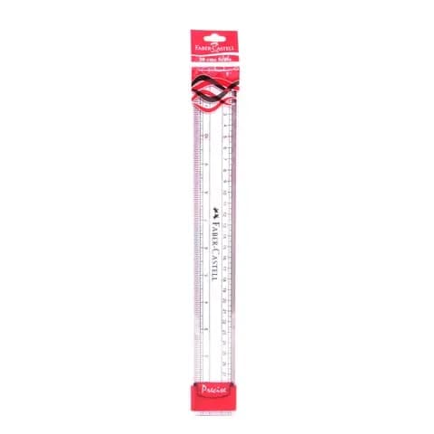 Fabercastell Ruler Plastic 30 Cm