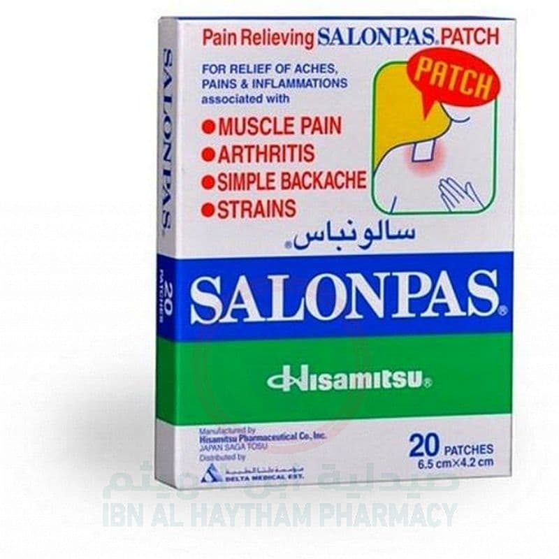 Salonpas Patches 2(6.5 X 4.2 Cm) 20'S