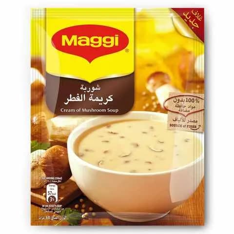 Maggi Cream Of Mushroom Soup 68G X 12 Pieces