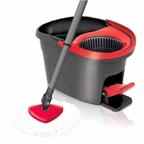 Vileda Easy Wring Clean Spin Mop And Bucket Set With Foot Pedal, Telescopic Handle 85 Ndash