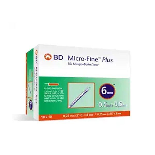 Bd Micro-Fine Syringe 0.5Ml 31 6Mm 100'S