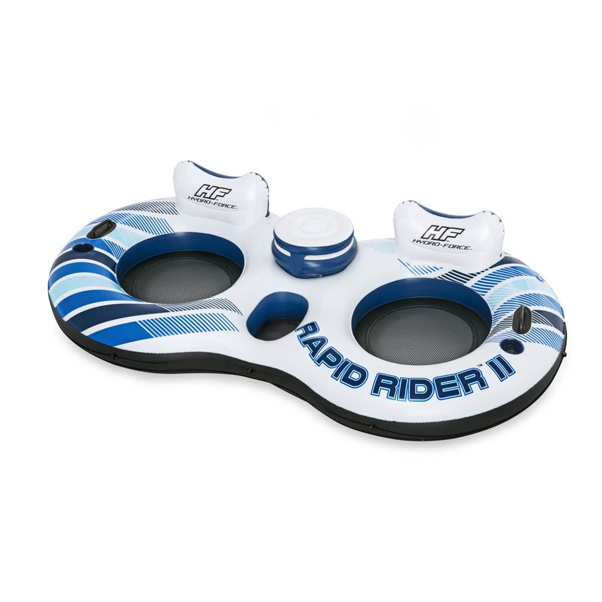 Bestway Hydro Force Rapid Rider Ii Dual Swim Ring (2.4 X 1.22 M)