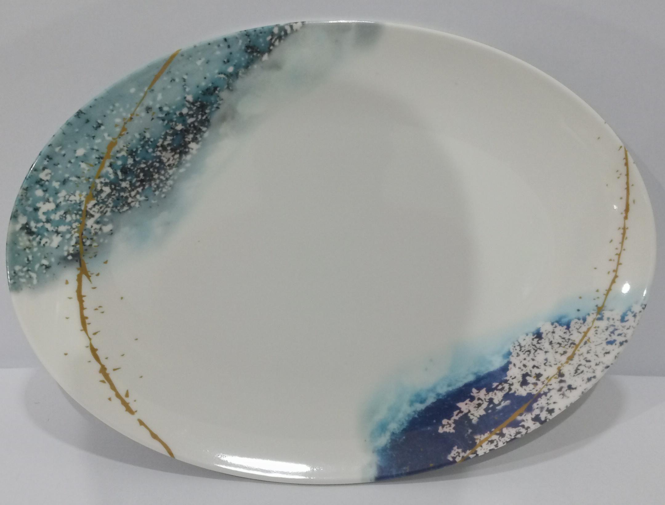 Melamine Rectangular Plate 13.5*25" 