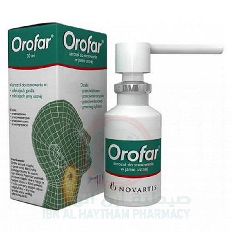 Orofar Lidocaine Spray 30Ml