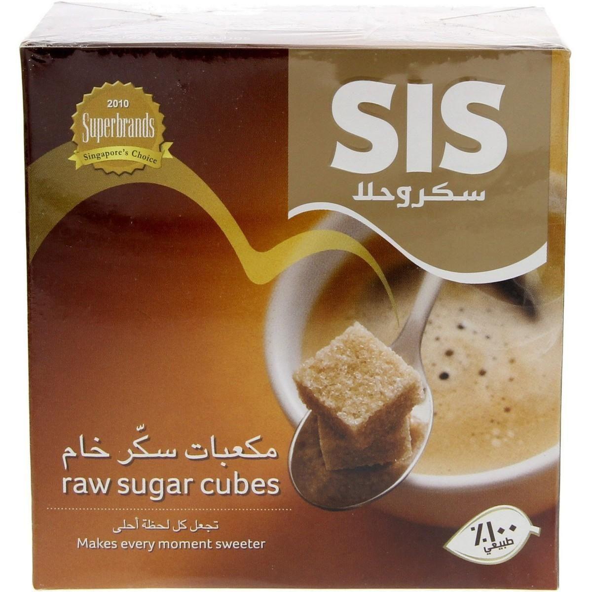 SIS CUBE SUGAR RAW 454 G