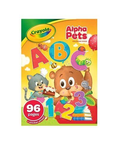 Crayola 96-Pages Coloring Book, Alphapets