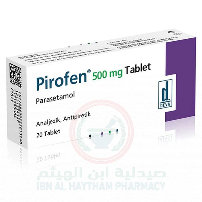 Pirofen 500Mg Tablets 20'S