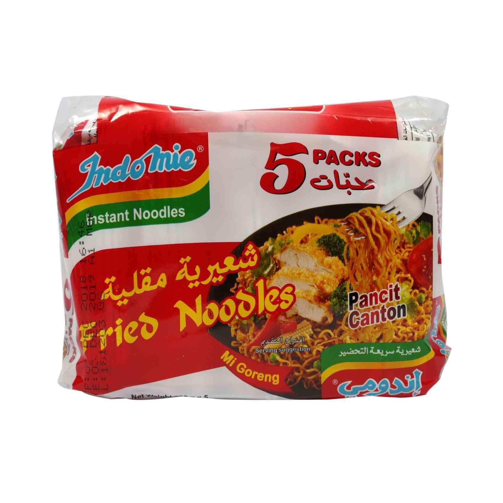 INDOMIE Instant noodle Fried noodles Pancit Canton 5x80g