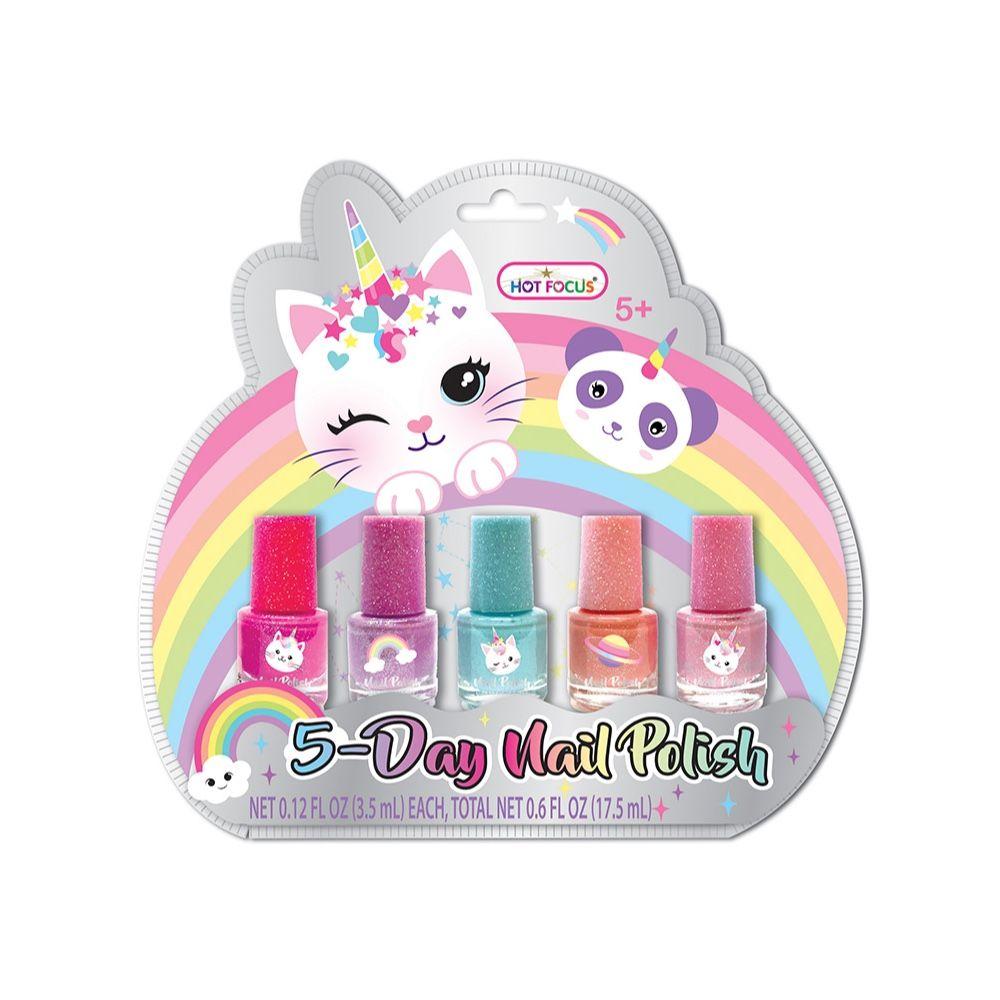 Hot Focus Caticorn 5-Day Nail Polish Set