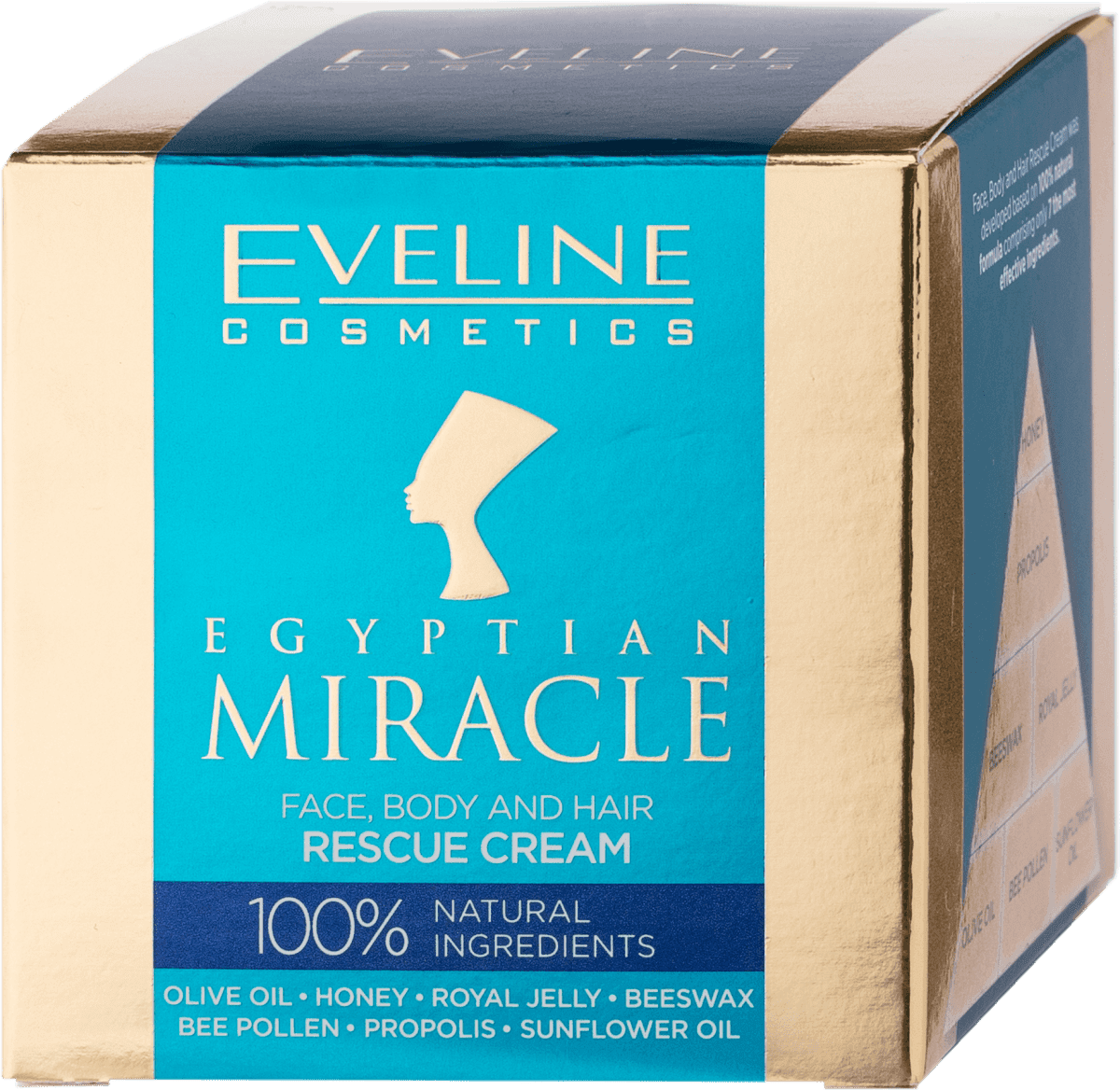 Eveline Egyptian Miracle Face Body & Hair Rescue Cream 40Ml