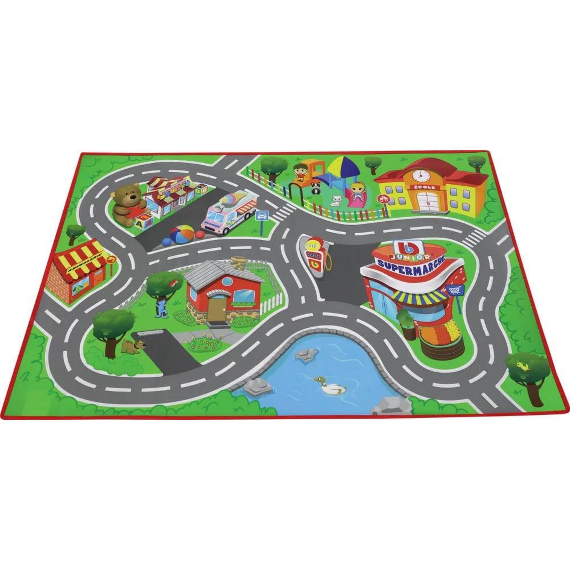 BB Junior Play Mat With 1 Volkswagen Tube Vehicle Assorted