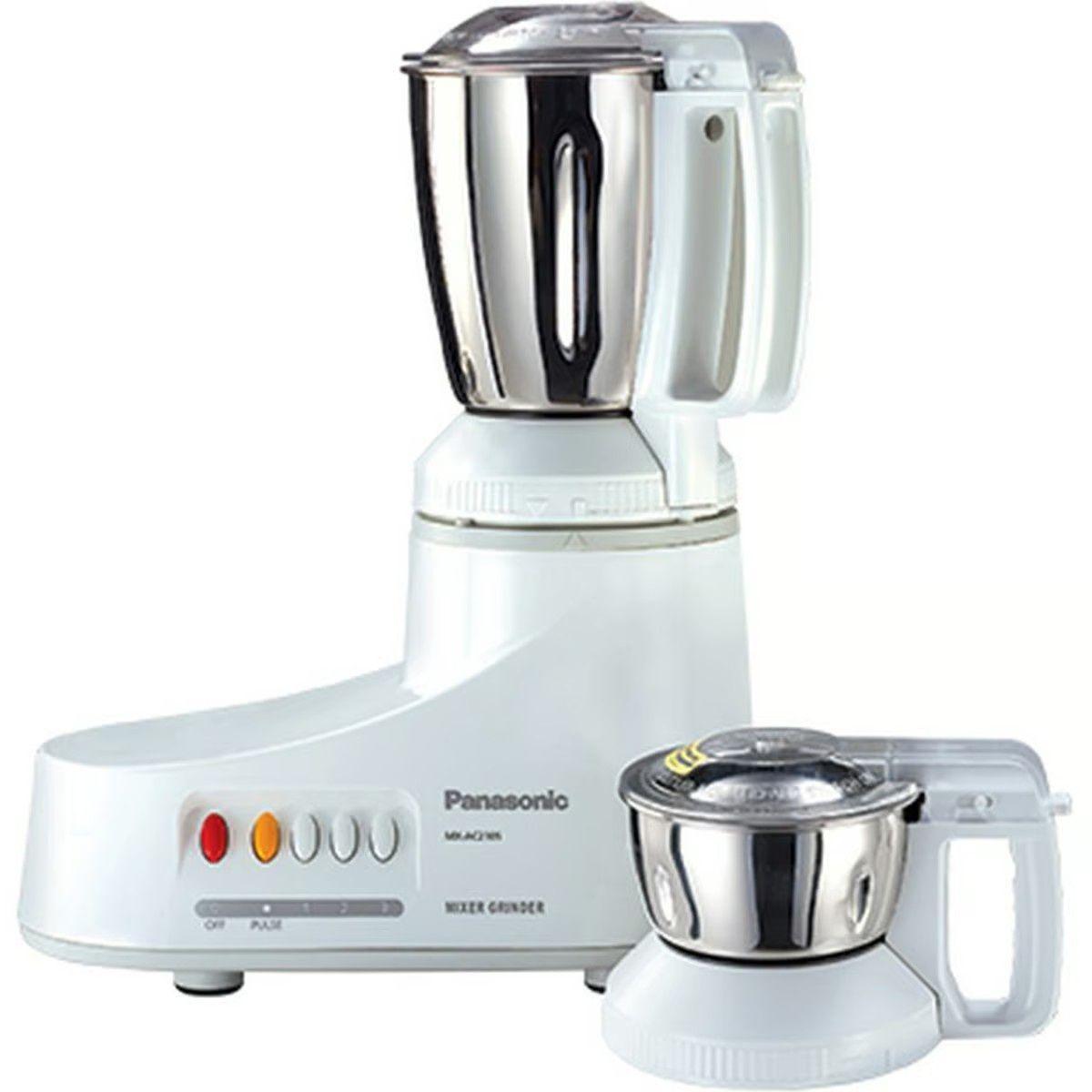 Panasonic Mixer Grinders Mx-Ac210Swtz, 1000W, 2 Jar