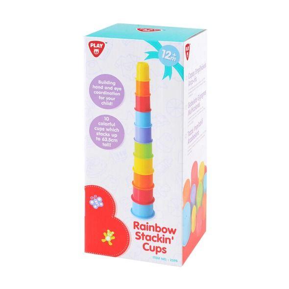 Playgo Rainbow Stackin' Cups