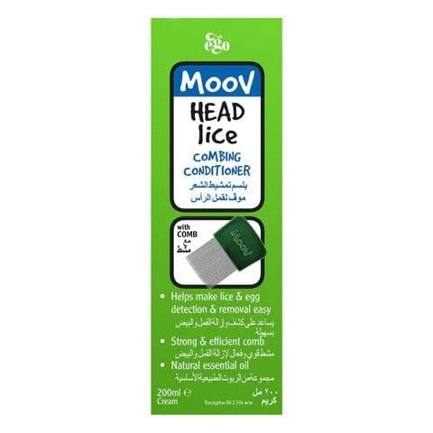 Moov Head Lice Combing Conditioner 200 Ml