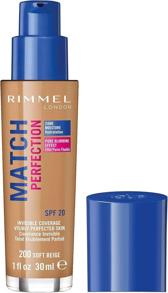 Rimmel London Match Perfection Foundation 200 Soft Beige 30 Ml