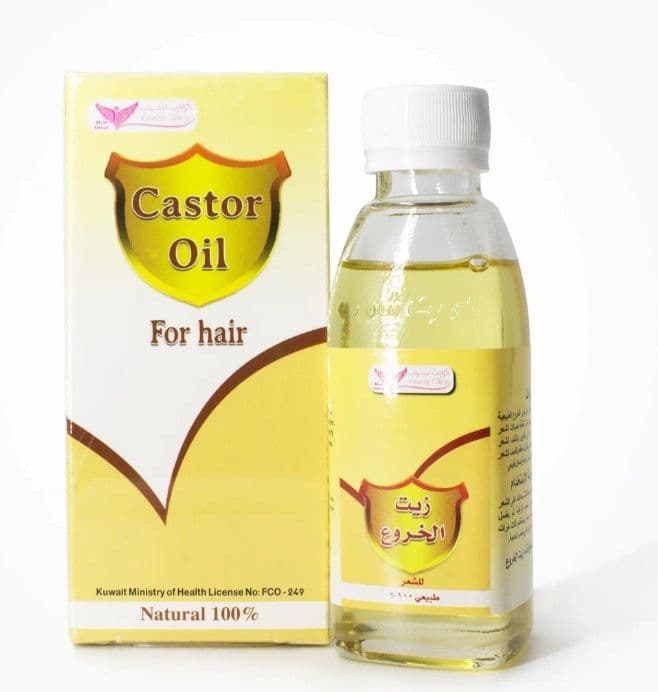 Kuwait Shop Castor Oil For Hair 100% Natural 125ml