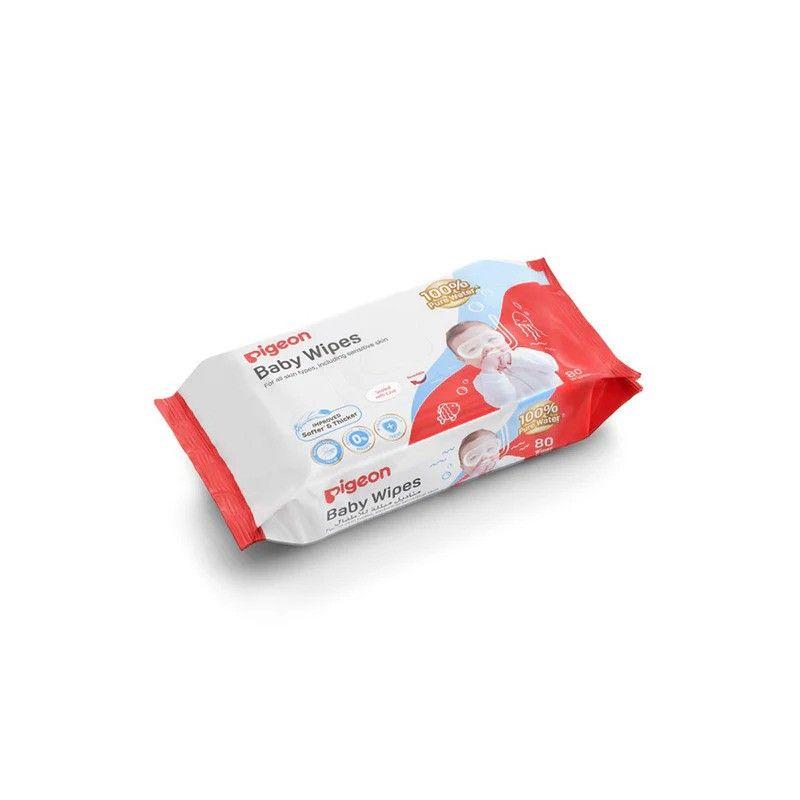 Pigeon Baby Wipes 80 S 100% Pure Water - 79477