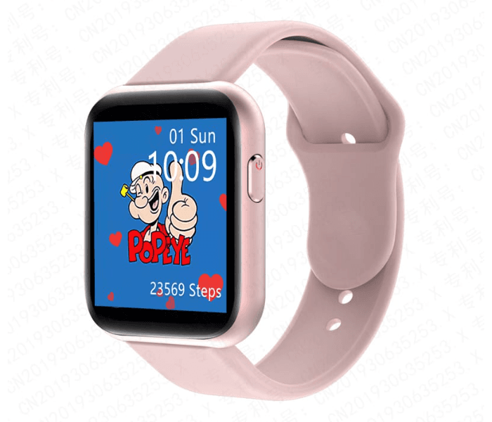 Y68 Heart Rate Monitoring Sports Smart Watch -Pink