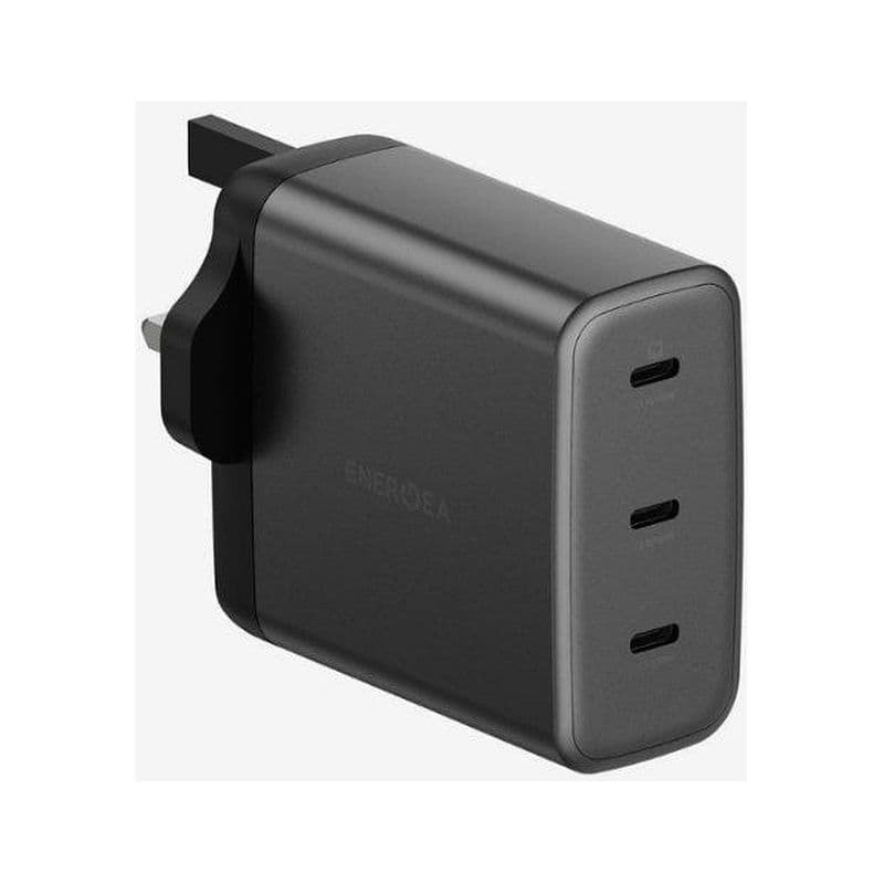 Energea Ampcharge Gan100, 3C Pd/Pps/Scp/Qc3.0/Afc/Fcp/ Wall Charger,100W (Uk) - Gunmetal
