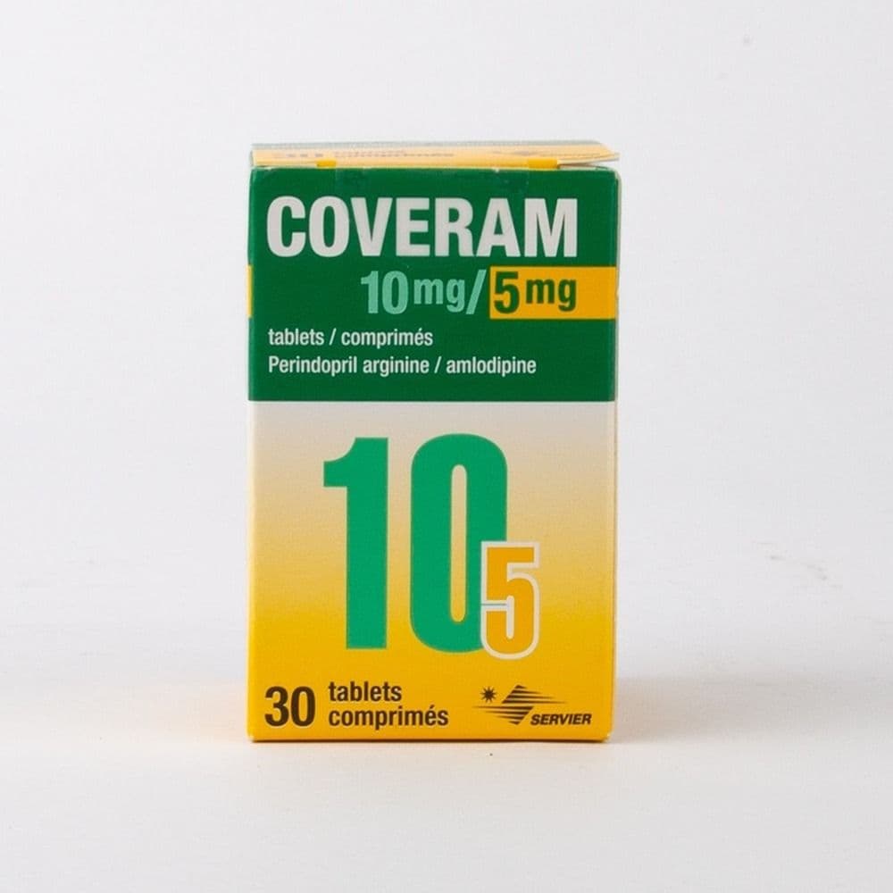 Coveram 10 / 5 Mg 30 Tablets