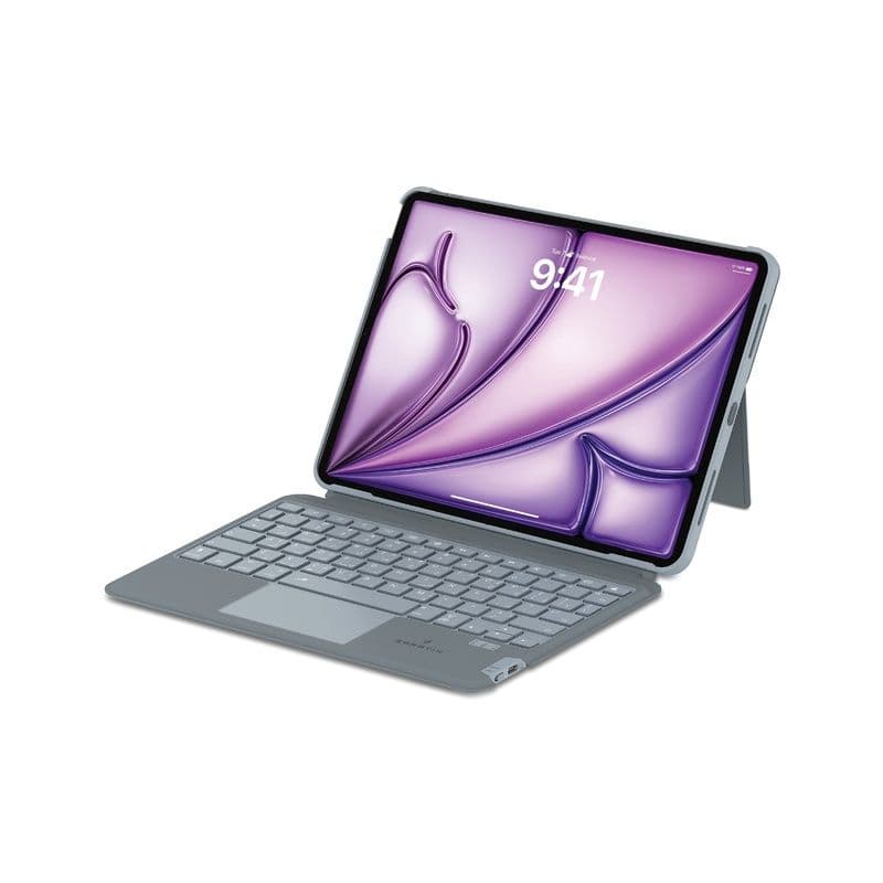 Smartix Detachable Wireless Kb With Trackpad For Ipad Air 13" M2 & Pro 12.9" 6Th Gen