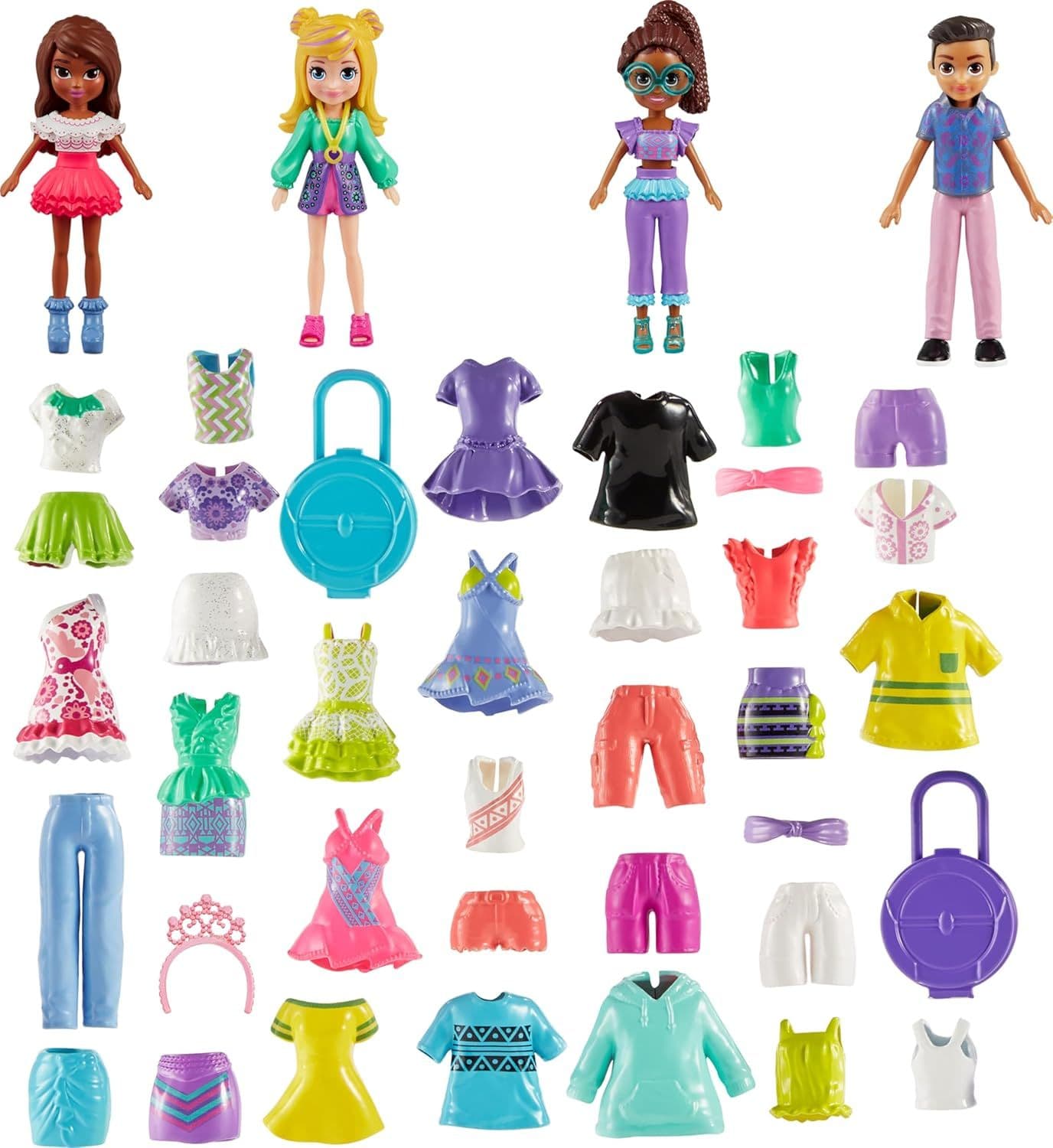 Polly Pocket Adventures In Rio Fashion Pack 53Pcs