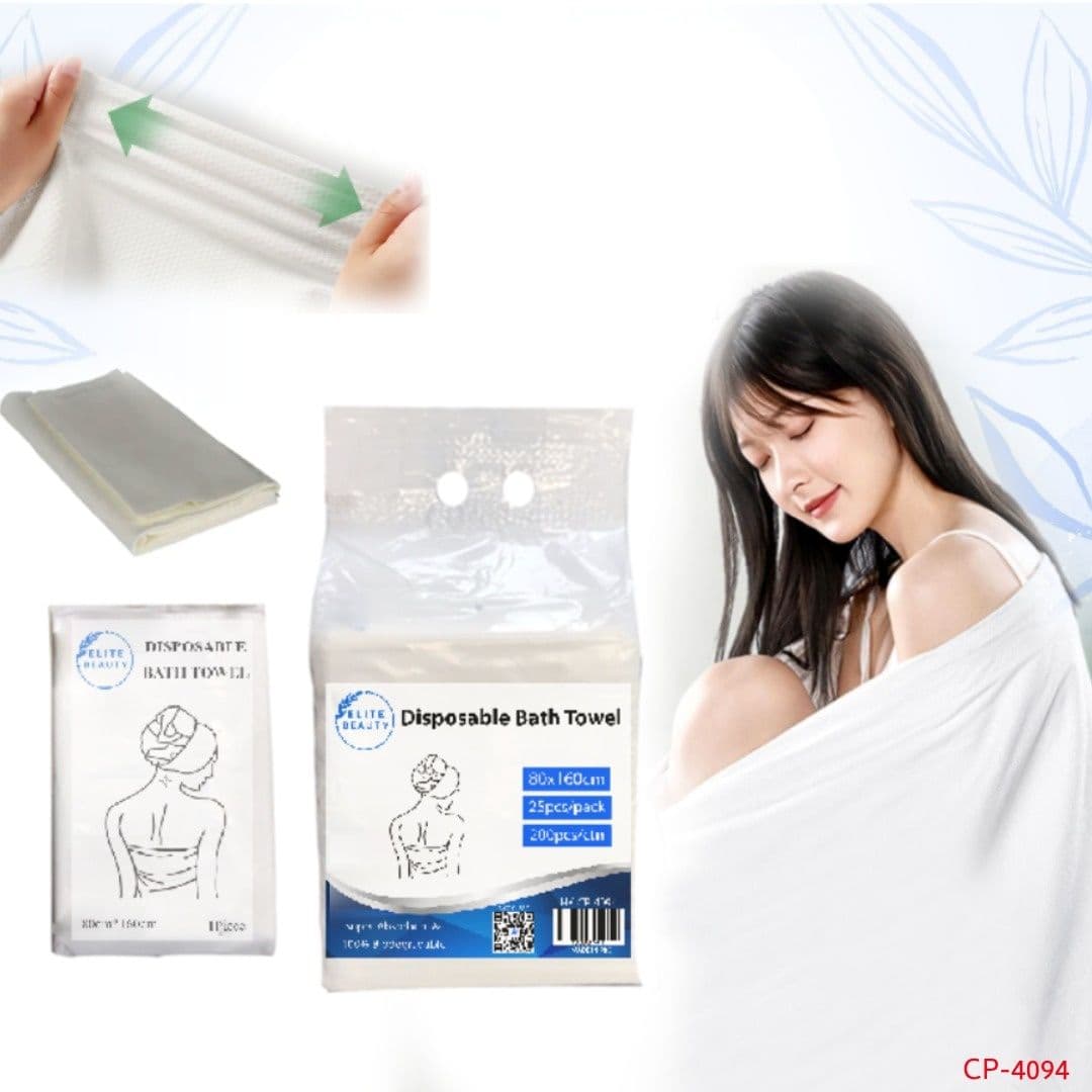 Elite Disposable Bath Towel 80*160Cm 25/Pack