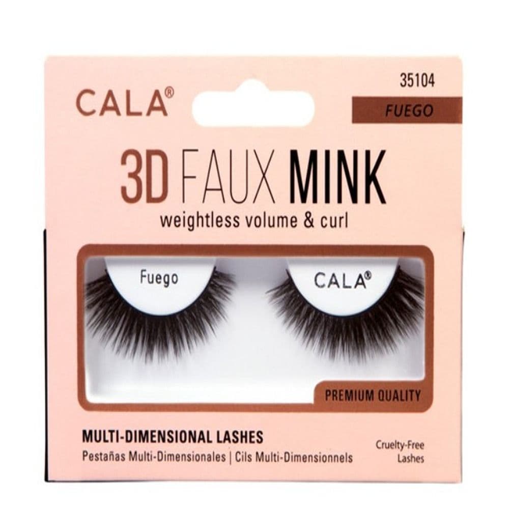 Cala 3D Faux Mink Fuego Multi-Dimensional Lashes 35104 1Pair