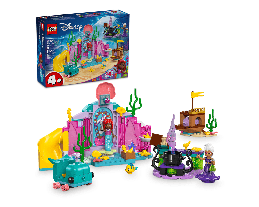 Lego Disney Ariels Crystal Cavern 43254 With 141Pcs
