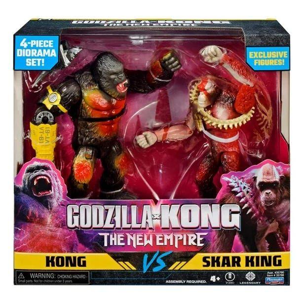 Godzilla X Kong Basic Fig. 6" 2-Pack - Kong Vs Skar King