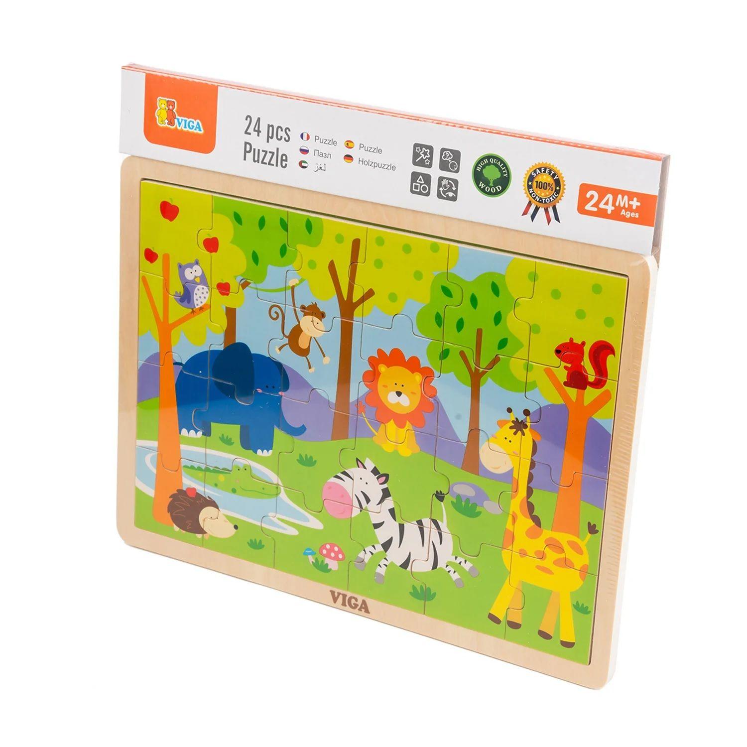 Viga 24 Pcs Puzzle - Safari