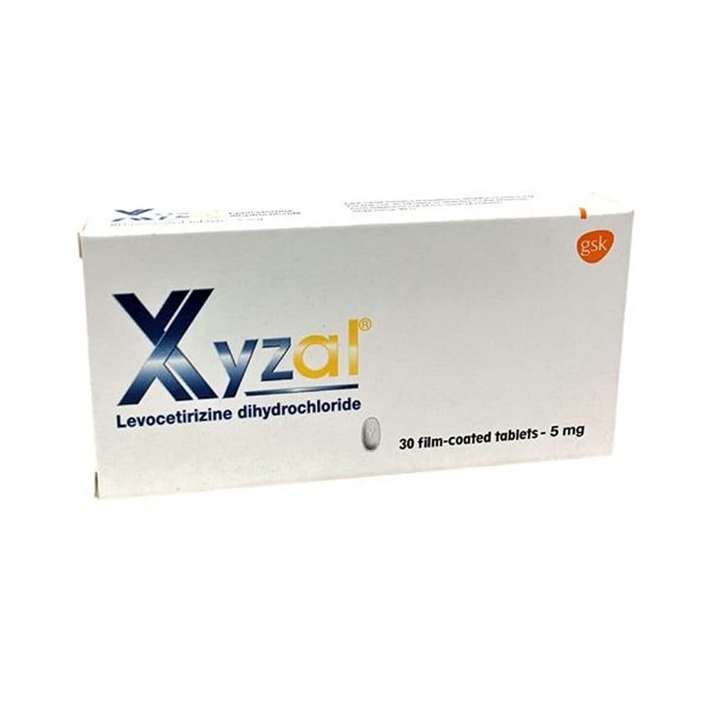 Xyzal 5 Mg 30 Tablets