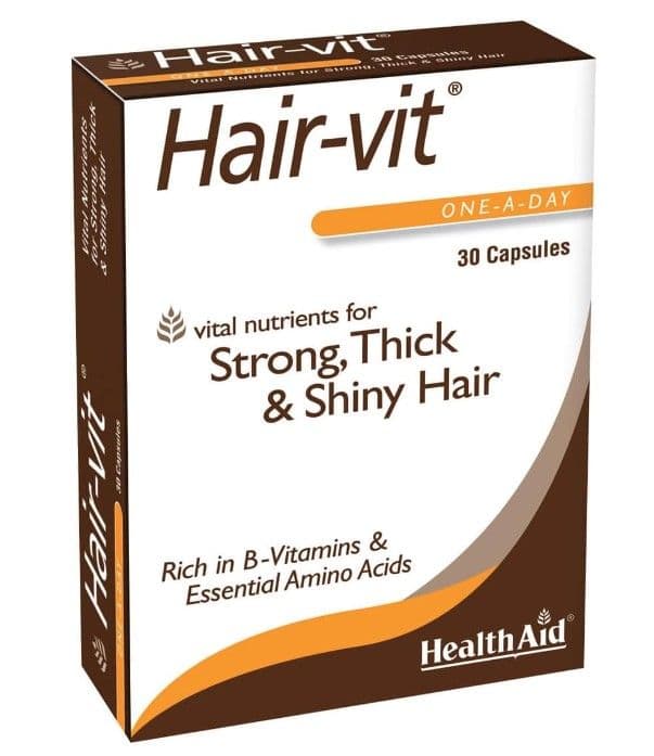 Healthaid Hair-Vit for Strong, Thick & Shiny Hair Cap 30's