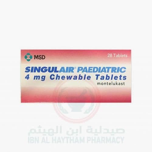 Singulair 4Mg Tablets 28'S