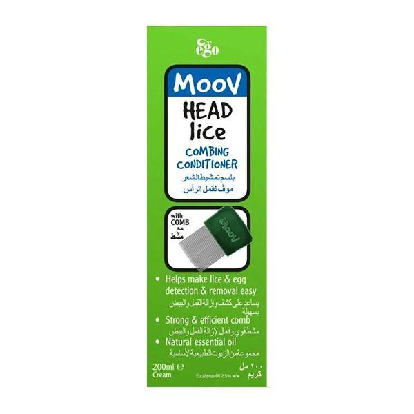 Moov Head Lice + Comb Hair Conditioner 200 Ml 01Fa