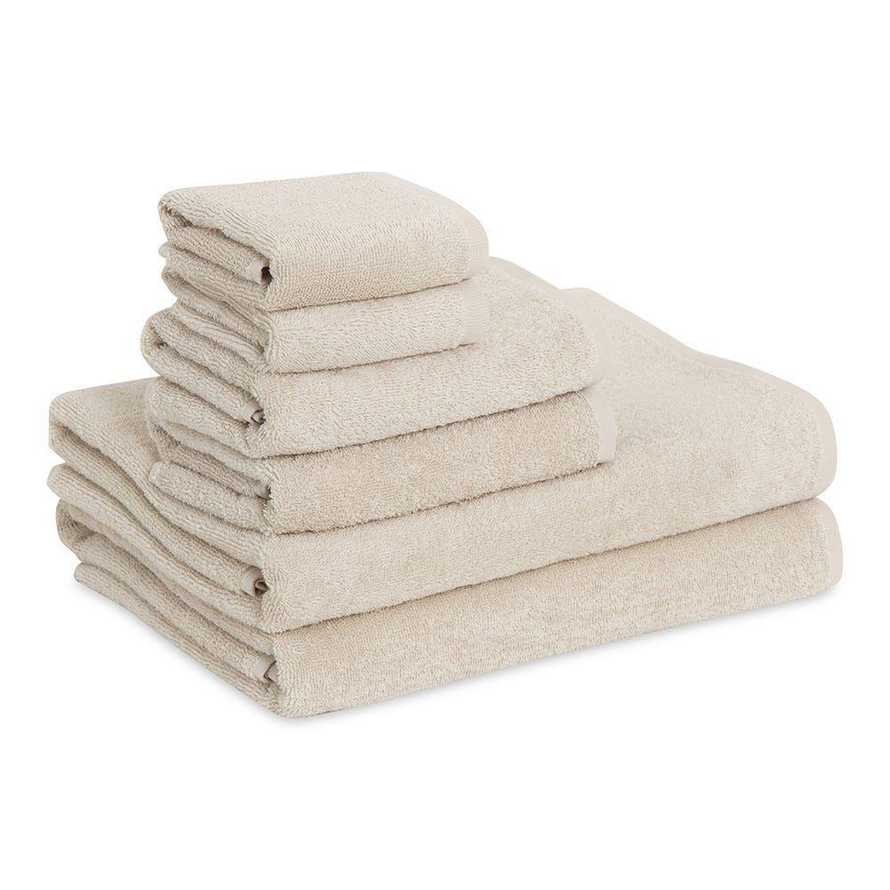 Vivian 6-Piece Turkish Towel Set, Cookie