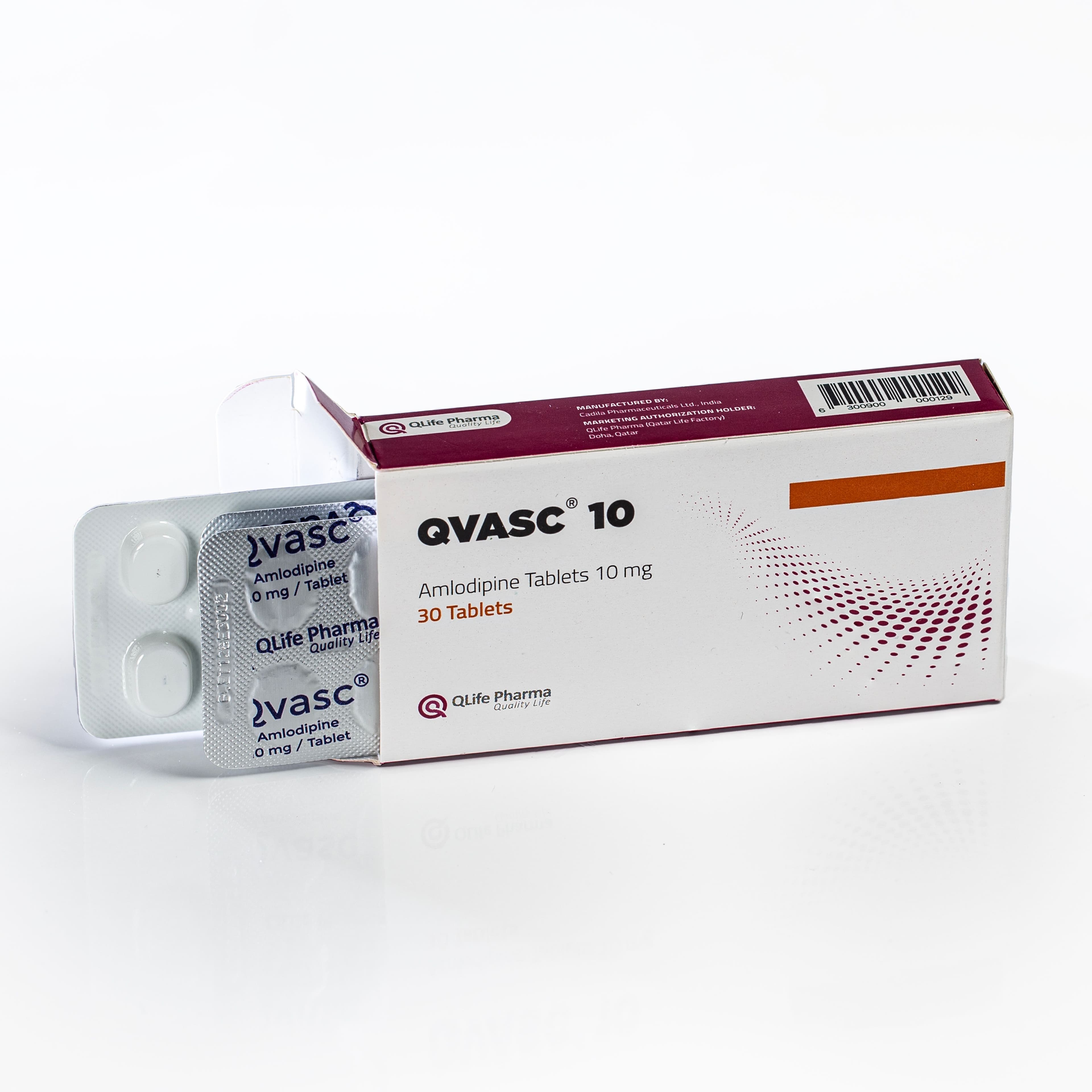 Qvasc 10Mg 30 Tablets No.12909