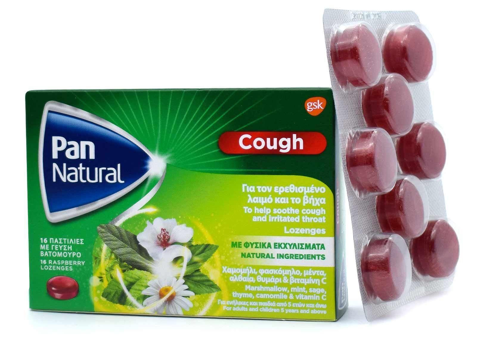 Pana Natural Cogh & Sore Throat Lozenges 16'S#Asou409